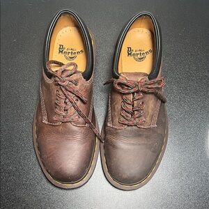Dr. Martens Dark Brown Leather Oxfords